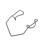 Barraquer Speculum, Large, Heavy Wire, U-Shaped Blades, V-Shaped End, Blade Length 19mm, Spread 24mm, Overall Length 1-3/4" (43mm) 